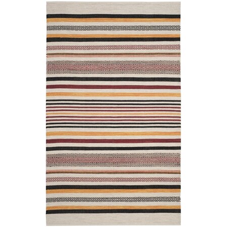 Safavieh 4 x 6 ft. Montauk Hand Loomed Rectangle Area Rug Red & Multi Color MTK211A-4